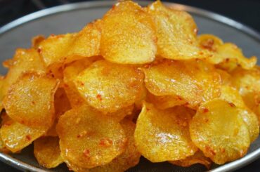 Crispy French Fries with Garlic Fish Sauce (New Recipes) ! Potato Chips .