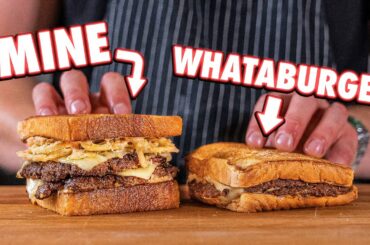 Making The Whataburger Patty Melt At Home | But Better