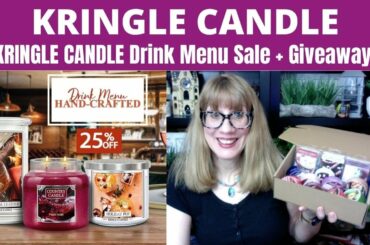 KRINGLE CANDLE Drink Menu Sale + Giveaway!