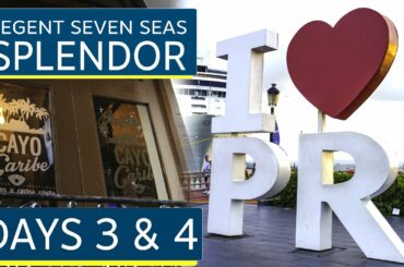 Regent Seven Seas Splendor Days 3 and 4: Sea Day, Dinner at Chartreuse and Puerto Rico