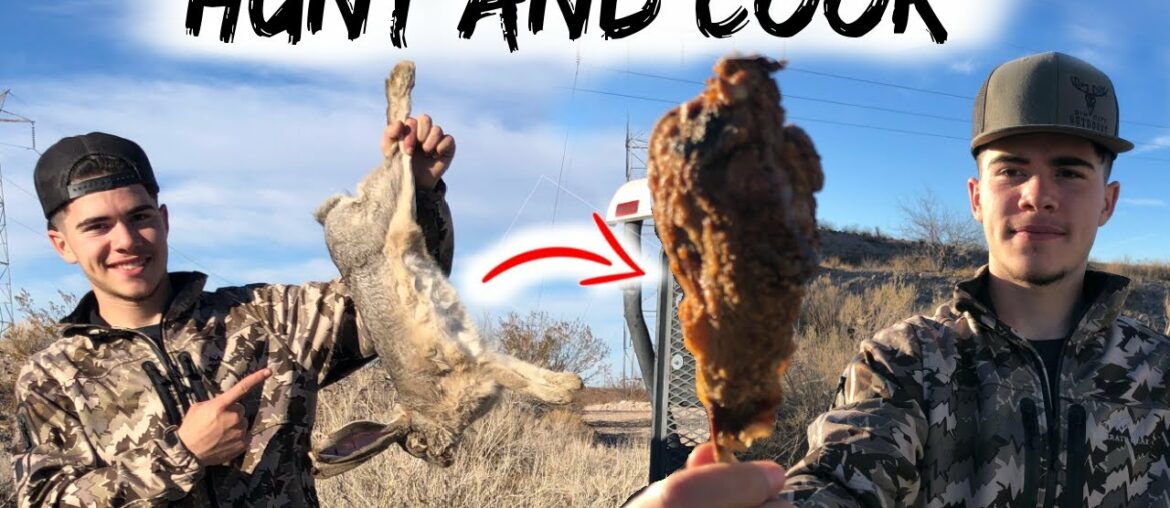 Fried WILD RABBIT Taste Test!! (Rabbit Hunt and Cook)