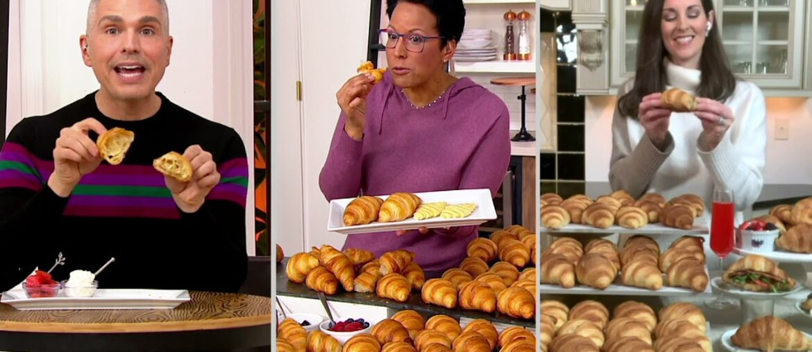 Authentic Gourmet 20, 40, or 60 French Butter Croissants on QVC