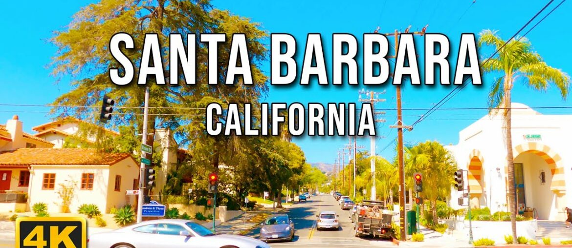 Santa Barbara Drive [4K] | California