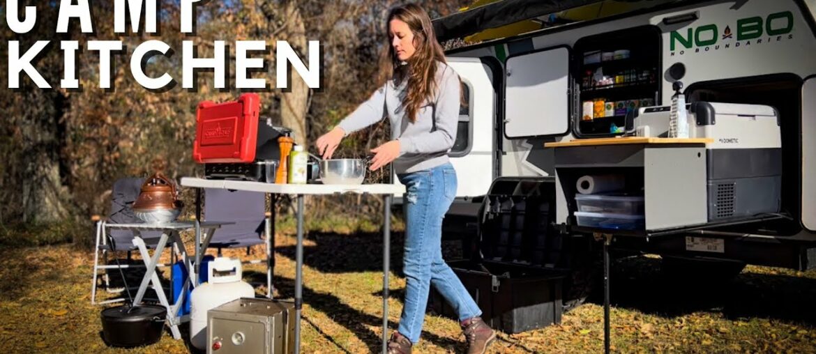 Camp KITCHEN Set Up | Tour Of My CAMP Kitchen