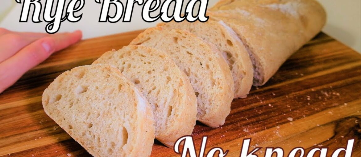 No knead, easy, simple ingredients ~Rye Bread Recipe[Gourmet Apron 416]