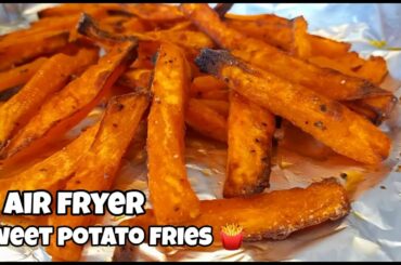 Air Fryer Sweet Potato Fries with French Fry Seasoning