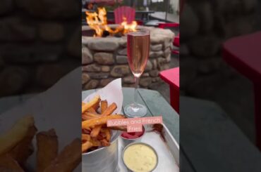 It was Champagne and French Fries day! #shorts