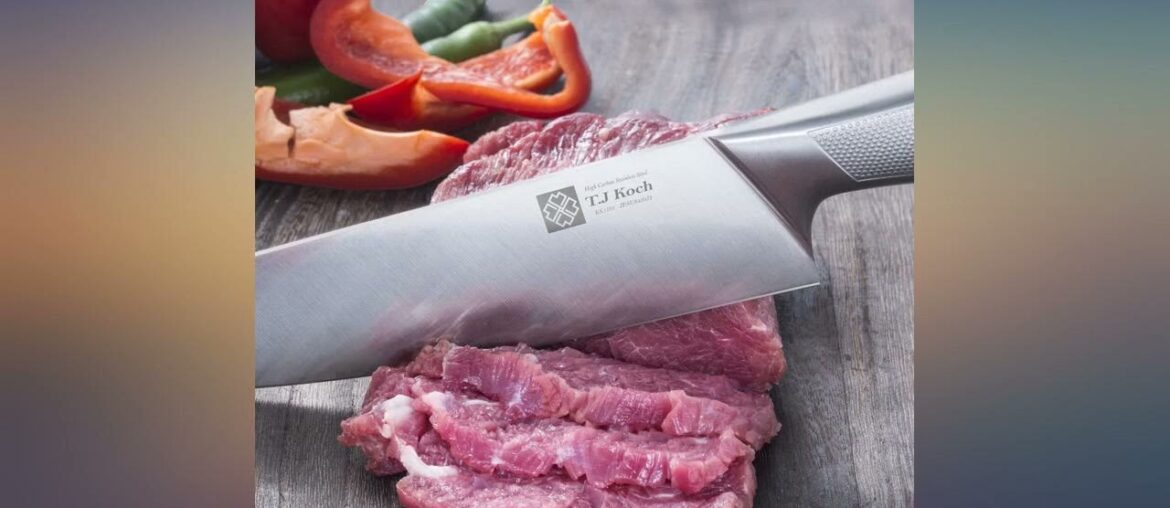 T.J Koch Knife Set Stainless Steel Knives Premium Non-slip Single Piece with Dark review