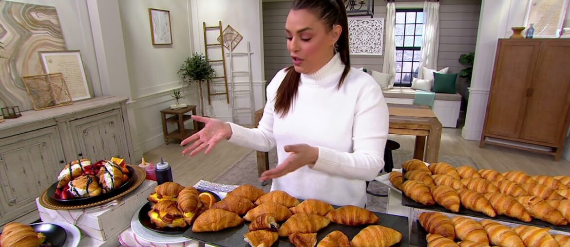 Authentic Gourmet 20, 40, or 60 French Butter Croissants on QVC