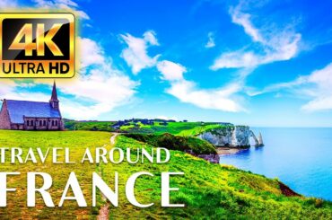 FRANCE 4K - Soft Piano Music & Nature Sounds With Beautiful Scenery | 4K VIDEO ULTRA HD