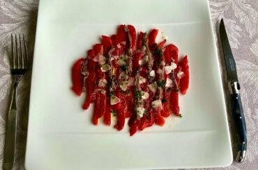 Roasted Bell Peppers with Anchovies - French recipe