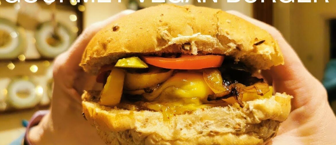 Gourmet Vegan Veggie Burger Better than Meat! Gourmet Vegan Veggie Burger Better than Meat!