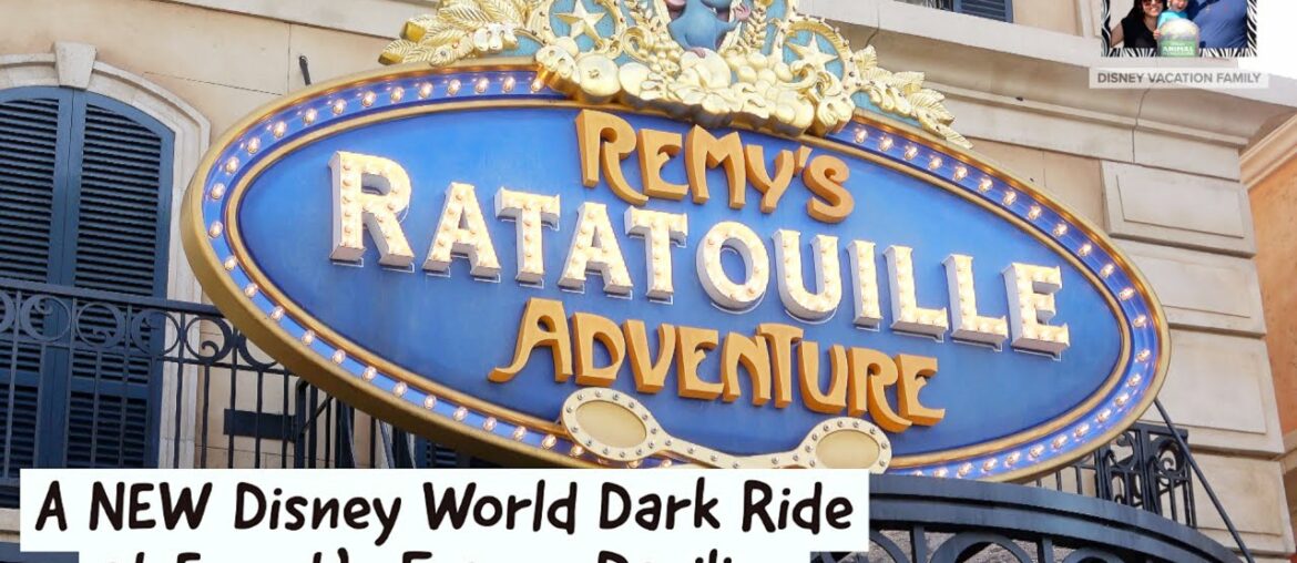 Remy's Ratatouille Adventure DARK RIDE at Disney World in Epcot's France Pavilion