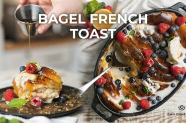 Delicious Baked BAGEL French Toast Recipe