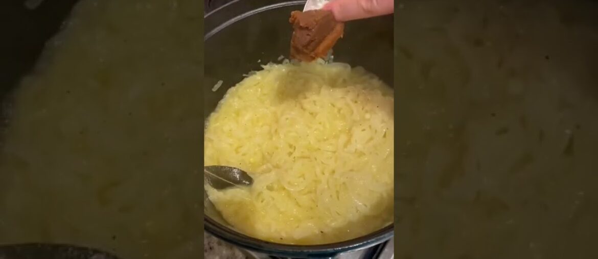 French onion soup recipe. With a little twist that I feel really lifts it.