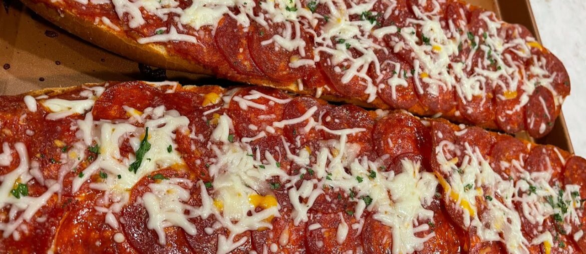 Easy Homemade French Bread pizza @Food Konnection