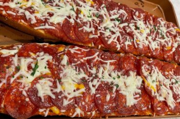 Easy Homemade French Bread pizza @Food Konnection