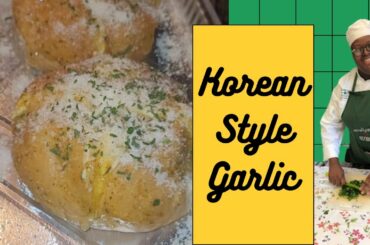 Korean Style Garlic Bread #garlicbread #cookingathome #chef #koreangarlicbread #easyrecipes