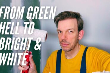 Renovating an abandoned Tiny House #74: From green hell to bright & white!