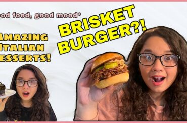 Trying Texas Style Beef Brisket Burger for the First Time