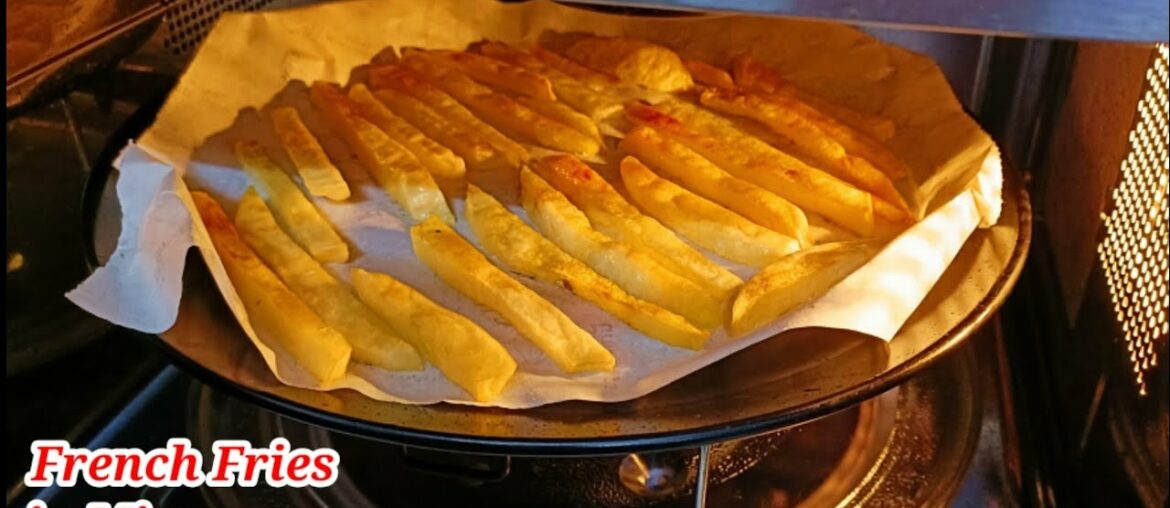 French Fries in Microwave || Baked French Fries Recipe | How To Make Crispy French fries In Oven French Fries in Microwave || Baked French Fries Recipe | How To Make Crispy French fries In Oven