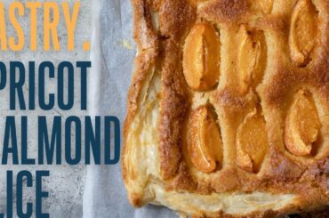 My apricot and almond slice (without a tart pan)