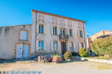 Renovator’s Dream - Spacious and Stately 3-Storey Mansion Located in a Quiet Village Near Limoux