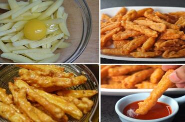 Crispy Egg French Fries Recipe #Easy Egg French Fries l Egg Snacks Recipe | Toasted