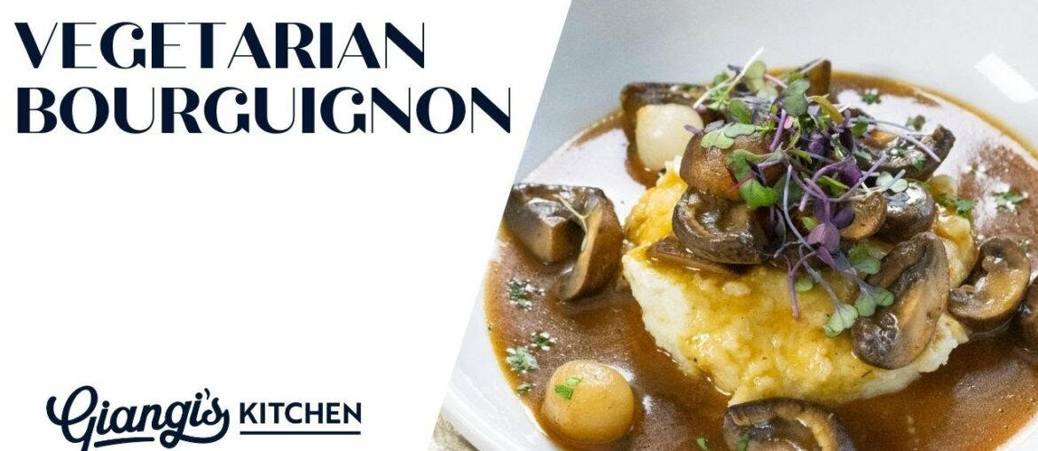 Vegetarian Bourguignon - Classic French Recipe
