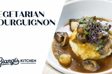 Vegetarian Bourguignon - Classic French Recipe