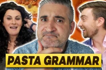 Italian Chef Reacts to PASTA GRAMMAR (An American Cooks for his Italian Wife)