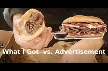 Live - Arby's Beef Chedder & Bacon French Dip Sandwich Review