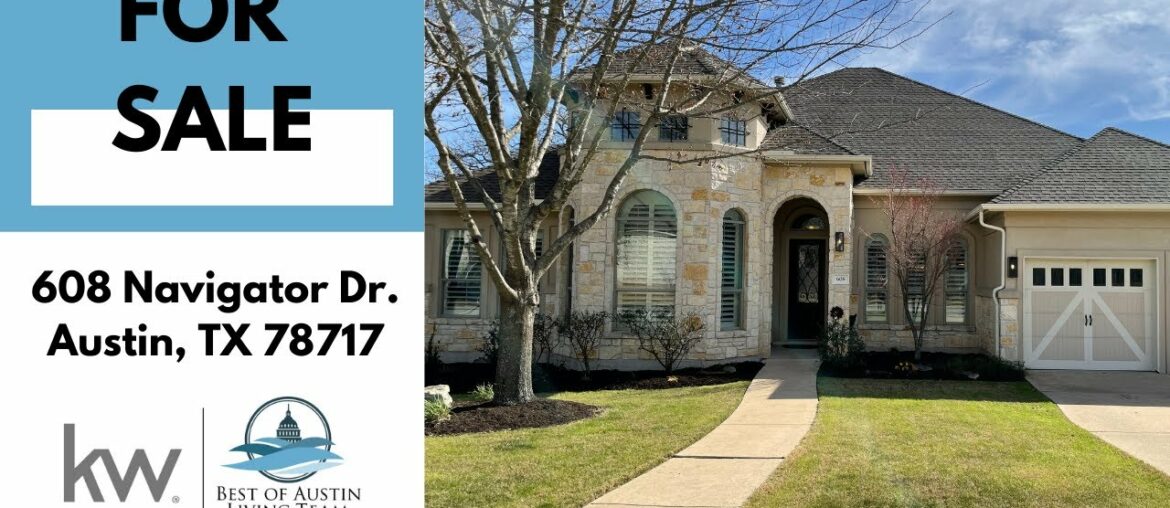 FOR SALE: 608 Navigator Dr, Austin, TX 78717 FOR SALE: 608 Navigator Dr, Austin, TX 78717