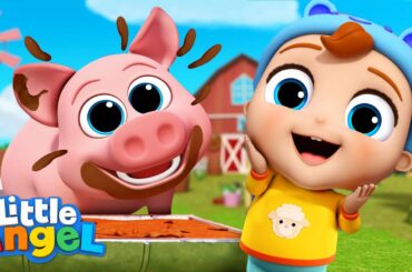 Farm Animals (What Do They Do?) | Little Angel Kids Songs & Nursery Rhymes