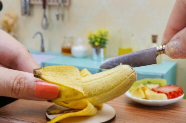 Easy Miniature Crepe Recipe | French Crepes | ASMR Cooking Mini Food