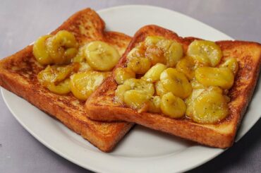 Banana French Toast | Quick and Easy Breakfast Recipe | Yummy