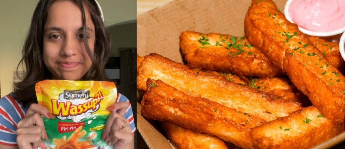 Sumeru Wassup Piri Piri Fries Review | Cheesy Fries In a Cone | So Saute