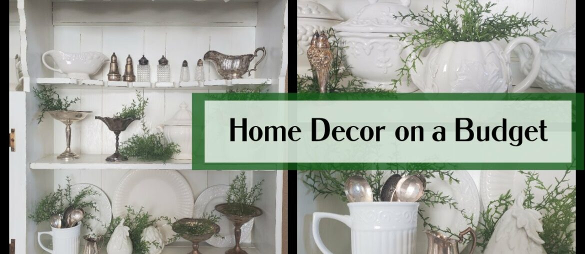 DECORATING ON A BUDGET - French Country Farmhouse Decorate With Me - Thrifted Home Decor