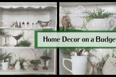 DECORATING ON A BUDGET - French Country Farmhouse Decorate With Me - Thrifted Home Decor