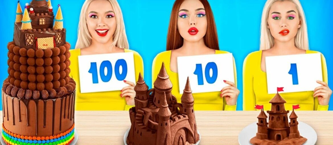 100 Layers of Chocolate Food Challenge | Food War with Sweets & Snacks! Epic Battle by RATATA BOOM