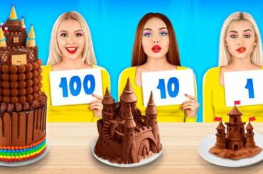 100 Layers of Chocolate Food Challenge | Food War with Sweets & Snacks! Epic Battle by RATATA BOOM