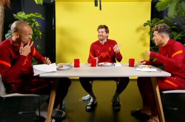 'Bobby will leave a tip' | Alisson, Fabinho & Firmino sample 'The Joy of Eating'
