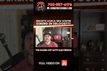 #Resortsworld now offering #igloo #lounging for #winter #dining ??? Full video on our channel!