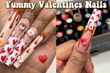 Delicious Heart French Tips | Modelones Gel Polish Set | Valentines Day Nails