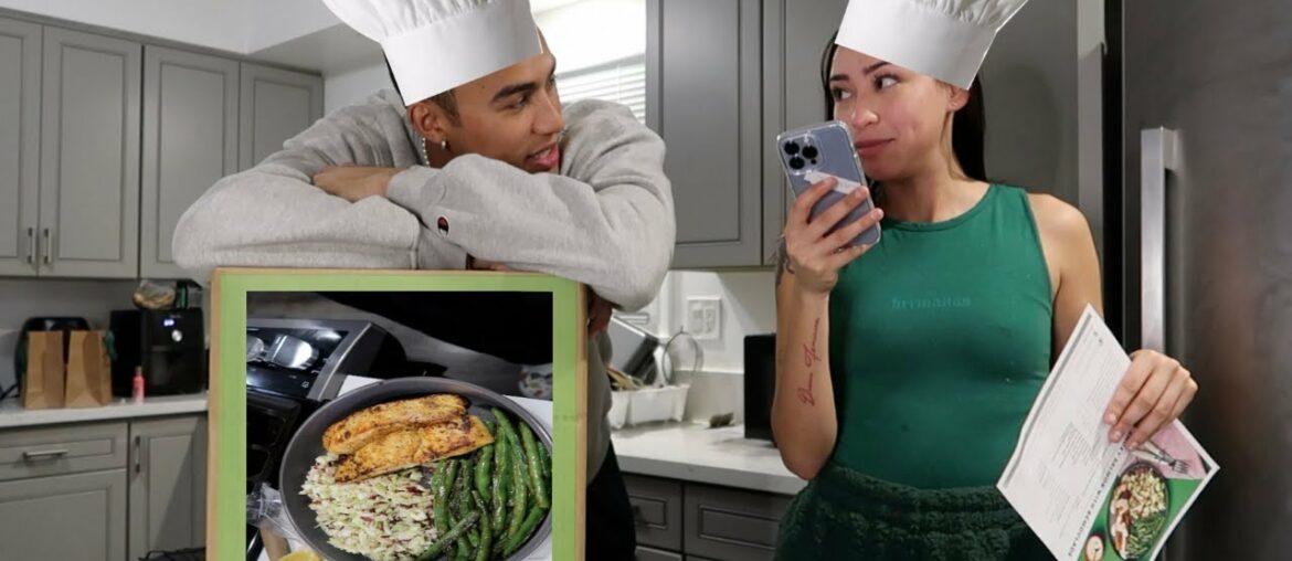 cooking a gourmet meal with my boyfriend! | juliesofiaa & bobbibeige