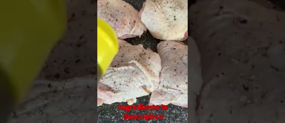 Smothered French Onion Chicken Thighs Recipe #shorts #thighs #recipe