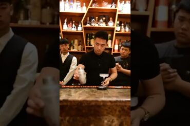 Fancy bartender French red wine Guess how many yao  #shorts