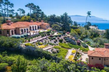 $22,950,000! Extraordinary Mediterranean Villa in Pebble Beach with the best ocean views