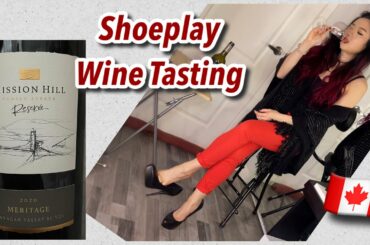6 Inch Pumps Wine Tasting, Mission Hill Meritage, Heels Stilettos, Legs Feet Girl Model
