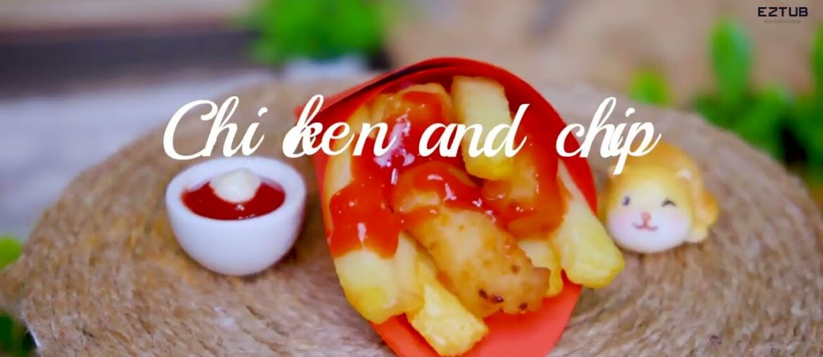 How to Make Chicken and French Fries | Easy Chicken Recipe | Miniature Food